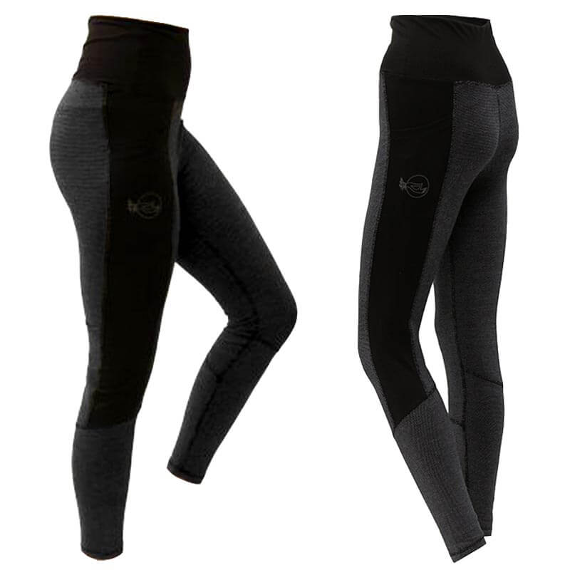 Legging yoga femme certifié bio taille haute avec poches | Achamana