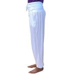 Pantalon yoga large Vinyasa Blanc - Vignette | Achamana