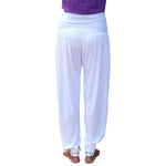 Pantalon yoga large Vinyasa Blanc - Vignette | Achamana