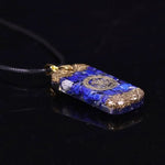 Pendentif orgonite Sriyantra Lapis-lazuli - Vignette | Achamana