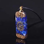 Pendentif orgonite Sriyantra Lapis-lazuli - Vignette | Achamana