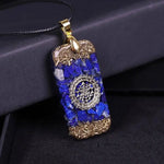 Pendentif orgonite Sriyantra Lapis-lazuli - Vignette | Achamana