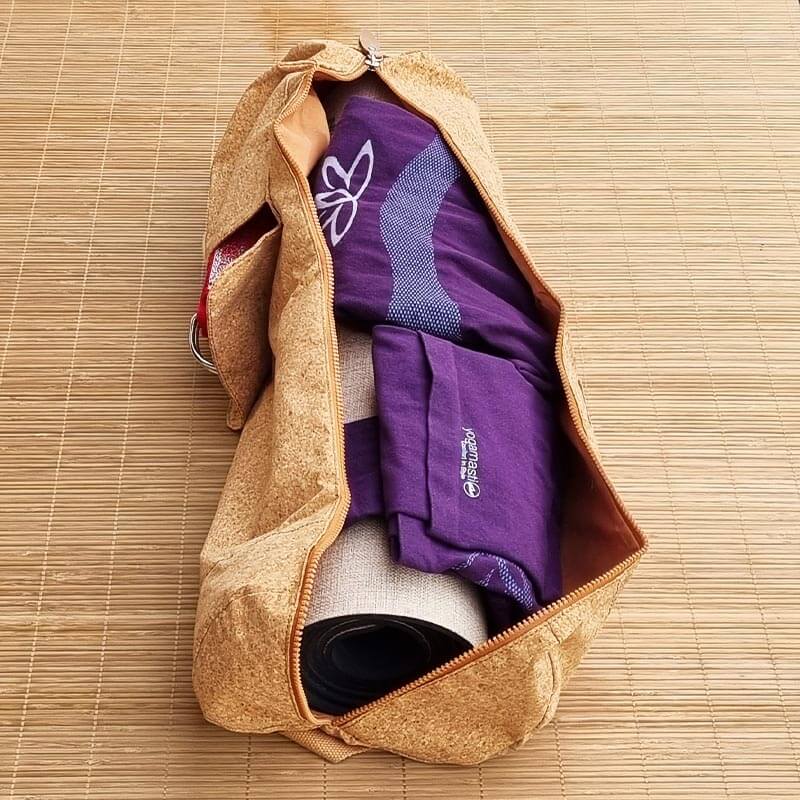 Accessoire yoga - Sac de yoga en cuire de liège | Achamana