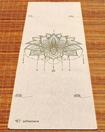 Hanf Lotus Blummen Yoga Mat - 4,5 mm x 610 x 1830 - Vignette | Achamana