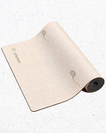 Hanf Lotus Blummen Yoga Mat - 4,5 mm x 610 x 1830 - Vignette | Achamana