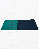 Tapis de yoga antidérapant caoutchouc PU - Elévation vert - Vignette | Achamana