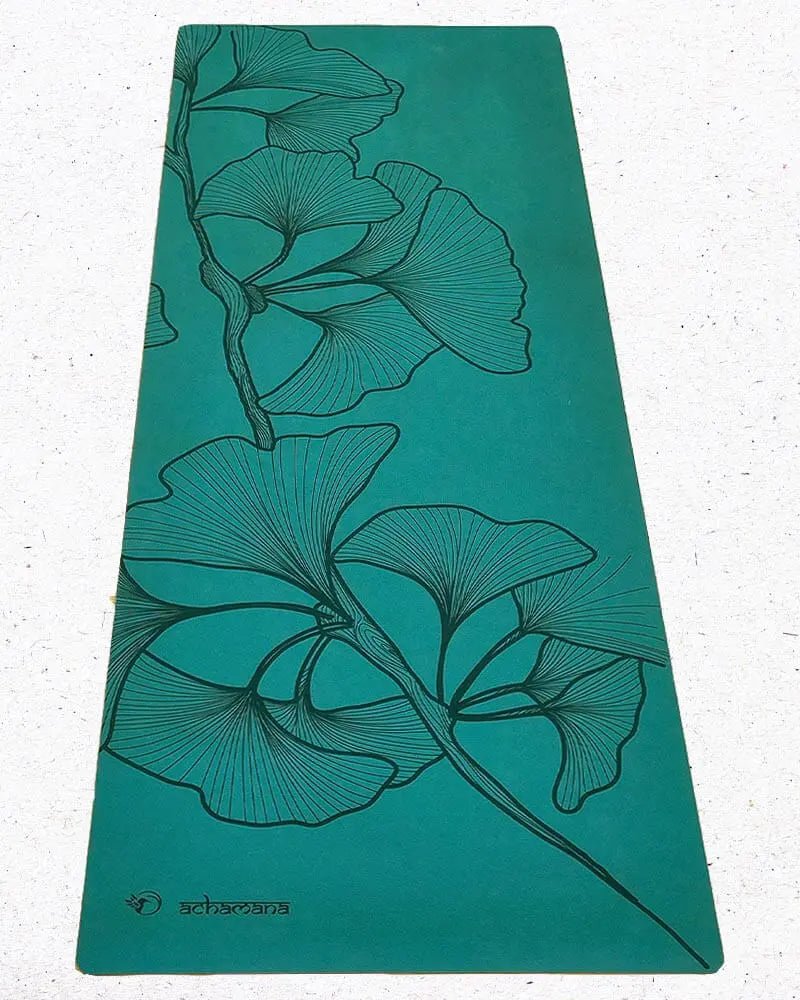 Tapis de yoga antidérapant vert | Achamana