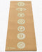 Tapis yoga liege antidérapant - motifs 7 chakras impression Or | Achamana