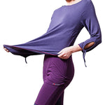 Yoga Kleeder - Dammen Lifestyle T-Shirt - Lavendel - Vignette | Achamana