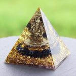 Orgonite a piramide di Ganesh 10 cm - Il protettore - Vignette | Achamana