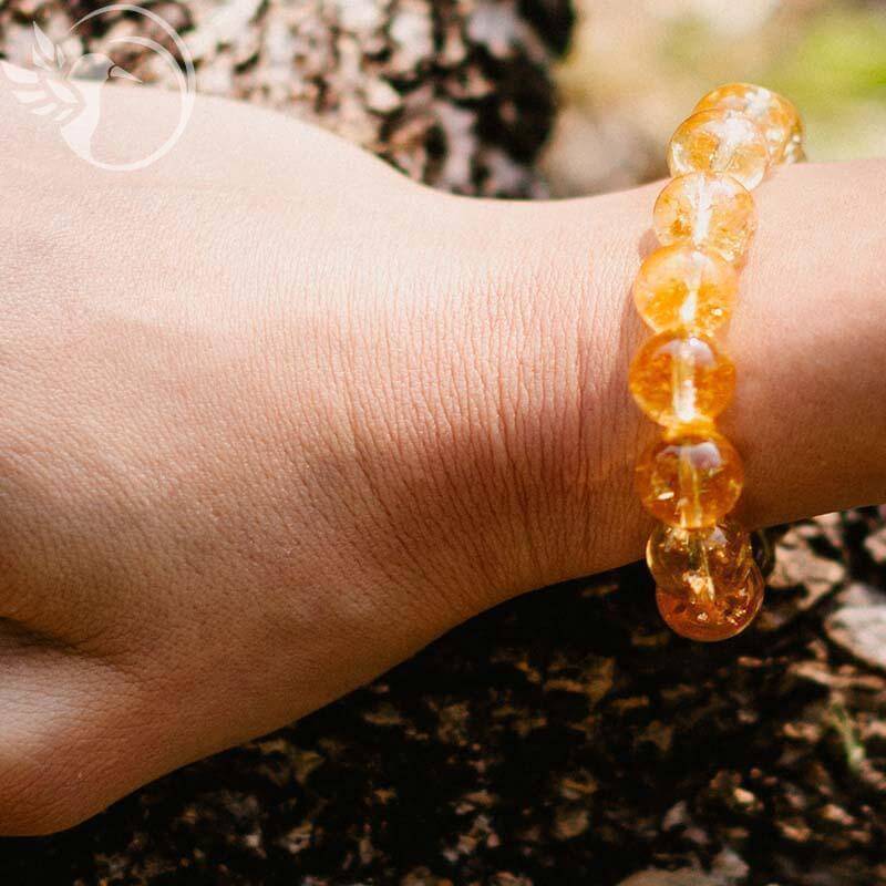 Bracelet en pierre naturelle Citrine du Brésil - Achamana