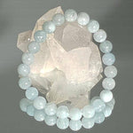 Bracelet Aigue-marine Perles AA 8mm - Vignette | Achamana