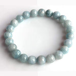 Bracelet Aigue-marine Perles AA 8mm - Vignette | Achamana