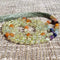 Prehnite Mala Halskette - Carnelian 7 Chakras - 108 Perlen 6mm