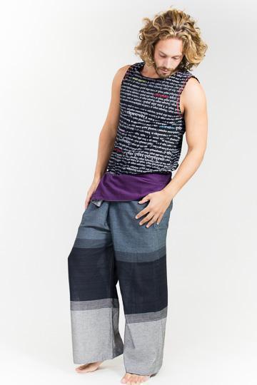 Yoga pants - 100% cotton fisherman pants