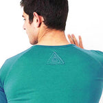 Männer Yoga T-Shirt mat laangen Ärmelen - Vignette | Achamana