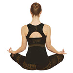 OM Women's Nahtlos Yoga Top - Vignette | Achamana