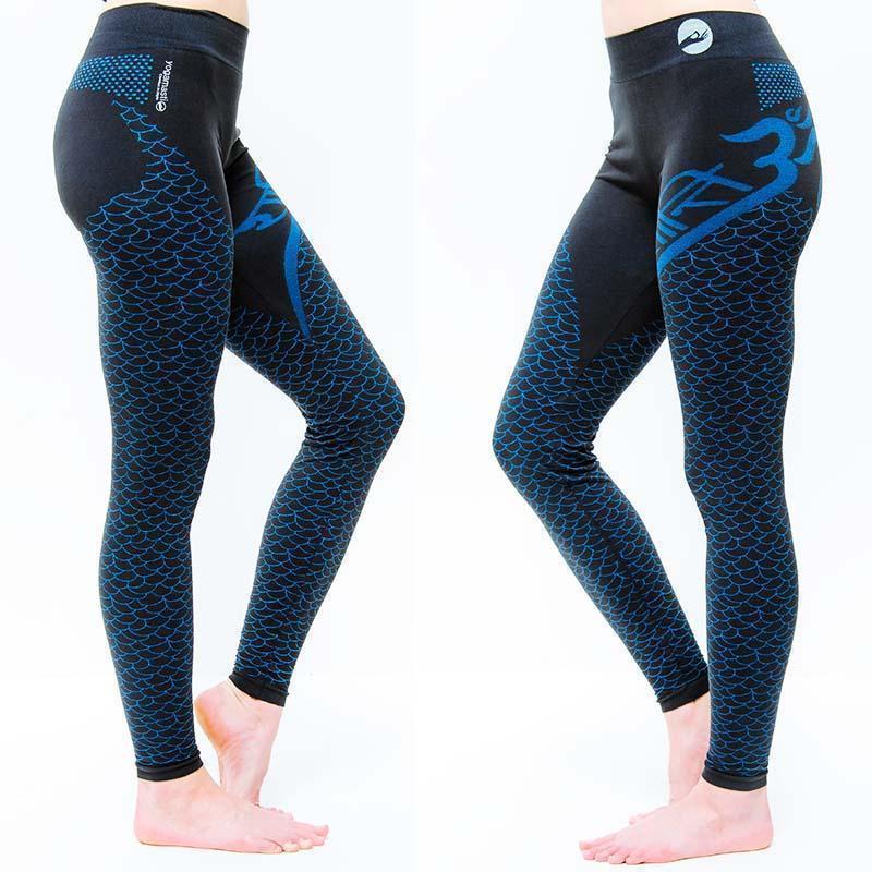 Legging de yoga femme sans couture Om Shanti Achamana