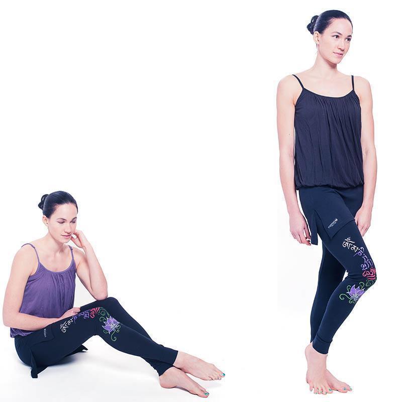 Signe ohm - Legging yoga femme Bouddha-Mantra - Achamana