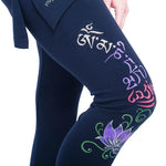 Legging yoga - Legging jupe noir Bouddha mantra - Vignette | Achamana