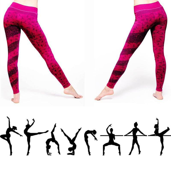 Symbol aum - Seamless organic cotton yoga leggings