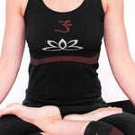 Naadloze yoga tanktop voor dames - Lotus - Vignette | Achamana