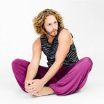 Yoga harem pants - Ohm clothing - Tryambakam mantra - Vignette | Achamana