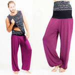 Yoga harem pants - Ohm clothing - Tryambakam mantra - Vignette | Achamana