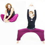 Yoga harem pants - Ohm clothing - Tryambakam mantra - Vignette | Achamana