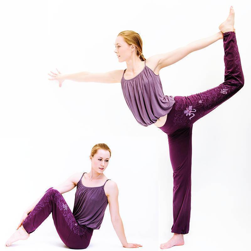 Pantalon yoga femme Bio - Om Maori | Achamana