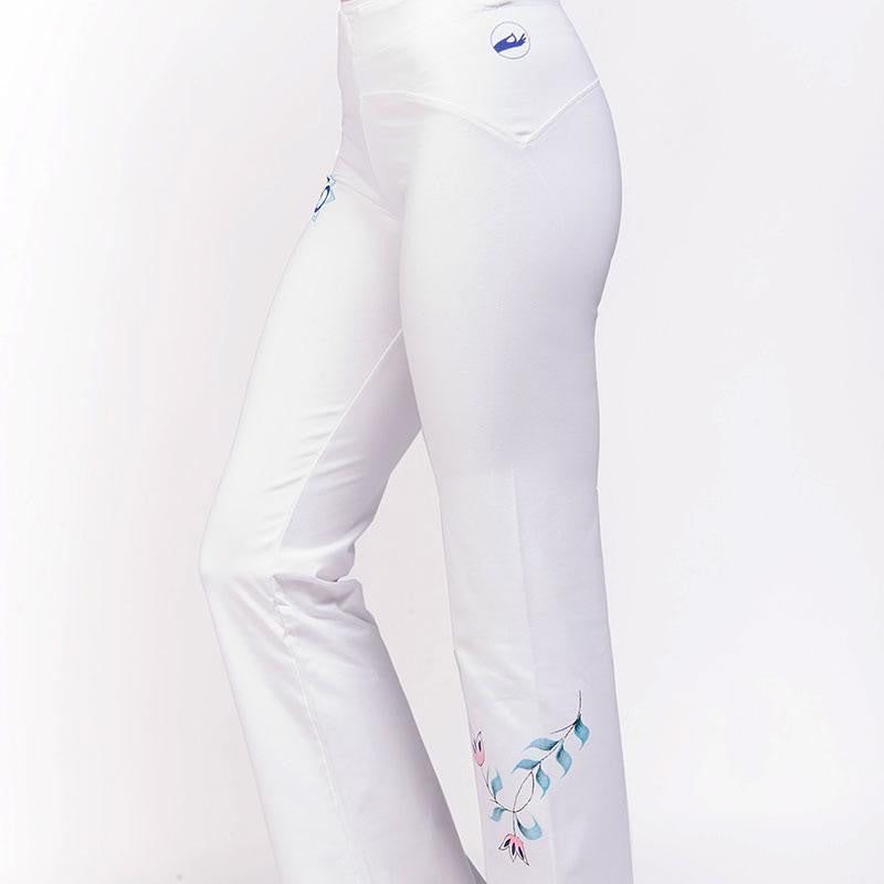 Pantalon de yoga femme - symbole bouddhiste - Achamana