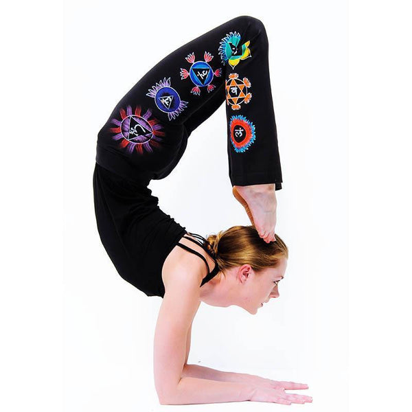 Pantalon yoga femme - Vetement Ohm Fleur de Lotus - Achamana - Achamana