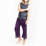 Yoga cropped trousers - organic hemp and cotton yoga clothing - Vignette | Achamana