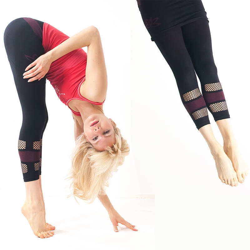 Legging yoga noir - vetement yoga bikram - Achamana