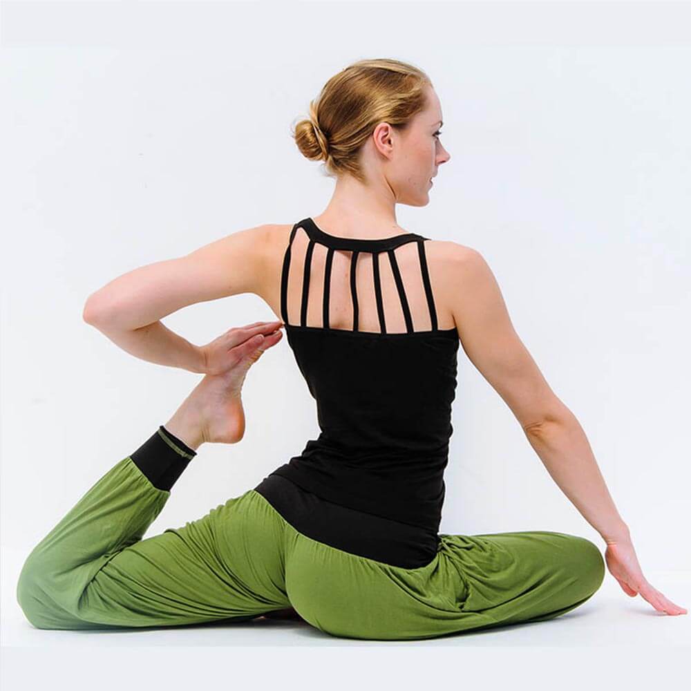 Pantalon fluide yoga femme - Vinyasa yoga Marseille - Achamana