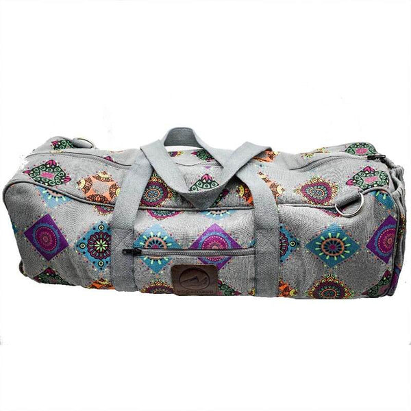 Yoga Mat Bag, 8-Pocket Yoga Gym Bag Fits 1/2 Thick Mat & Yoga Blocks,  Detachable Straps | Large Gym Bag With Yoga Mat Holder For Women, Men. Yoga