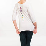 White women's yoga top - Organic yoga clothing - Kundalini - Vignette | Achamana