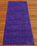 Tapis de yoga écologique Violet en gomme naturelle et jute tressée - Vignette | Achamana