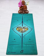 "Love" yoga mat - positioning lines - 6mm - Vignette | Achamana