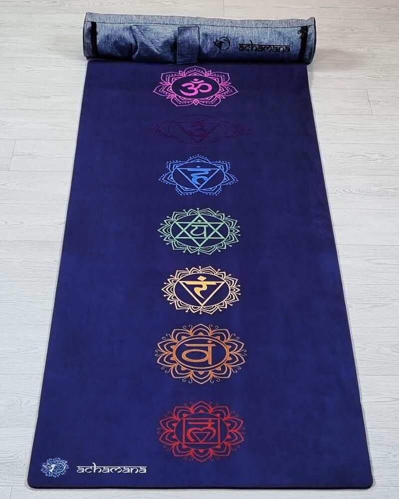 boutique yoga paris - tapis yoga dynamique antidérapant et sac de transport | Achamana