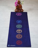 Tapis de yoga antidérapant 5mm - confort postures - 7 chakras - Vignette | Achamana