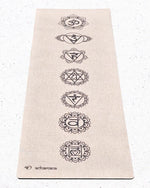 Eco-friendly hemp & latex yoga mat - 7 chakras - 4.5mm - Vignette | Achamana