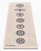 Eco-friendly hemp & latex yoga mat - 7 chakras - 4.5mm