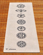 Eco-friendly hemp & latex yoga mat - 7 chakras - 4.5mm - Vignette | Achamana