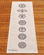 Eco-friendly hemp & latex yoga mat - 7 chakras - 4.5mm - Vignette | Achamana