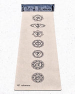 Eco-friendly hemp & latex yoga mat - 7 chakras - 4.5mm - Vignette | Achamana