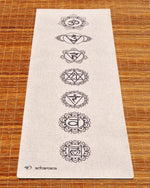 Eco-friendly hemp & latex yoga mat - 7 chakras - 4.5mm - Vignette | Achamana