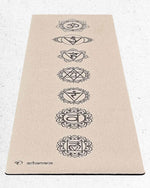 Eco-friendly hemp & latex yoga mat - 7 chakras - 4.5mm - Vignette | Achamana