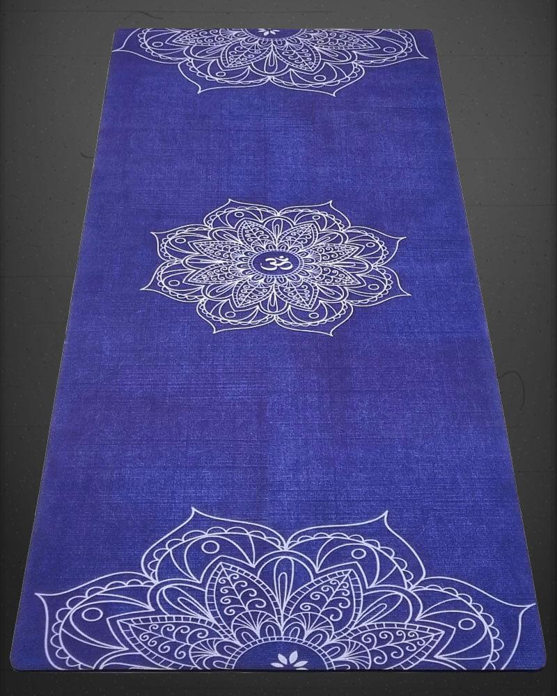 Tapis de yoga antidérapant grand format - design Mandala - magasin yoga | Achamana