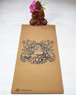 Kurk & latex yogamat - dikte 5 mm - Laughing Buddha - Vignette | Achamana